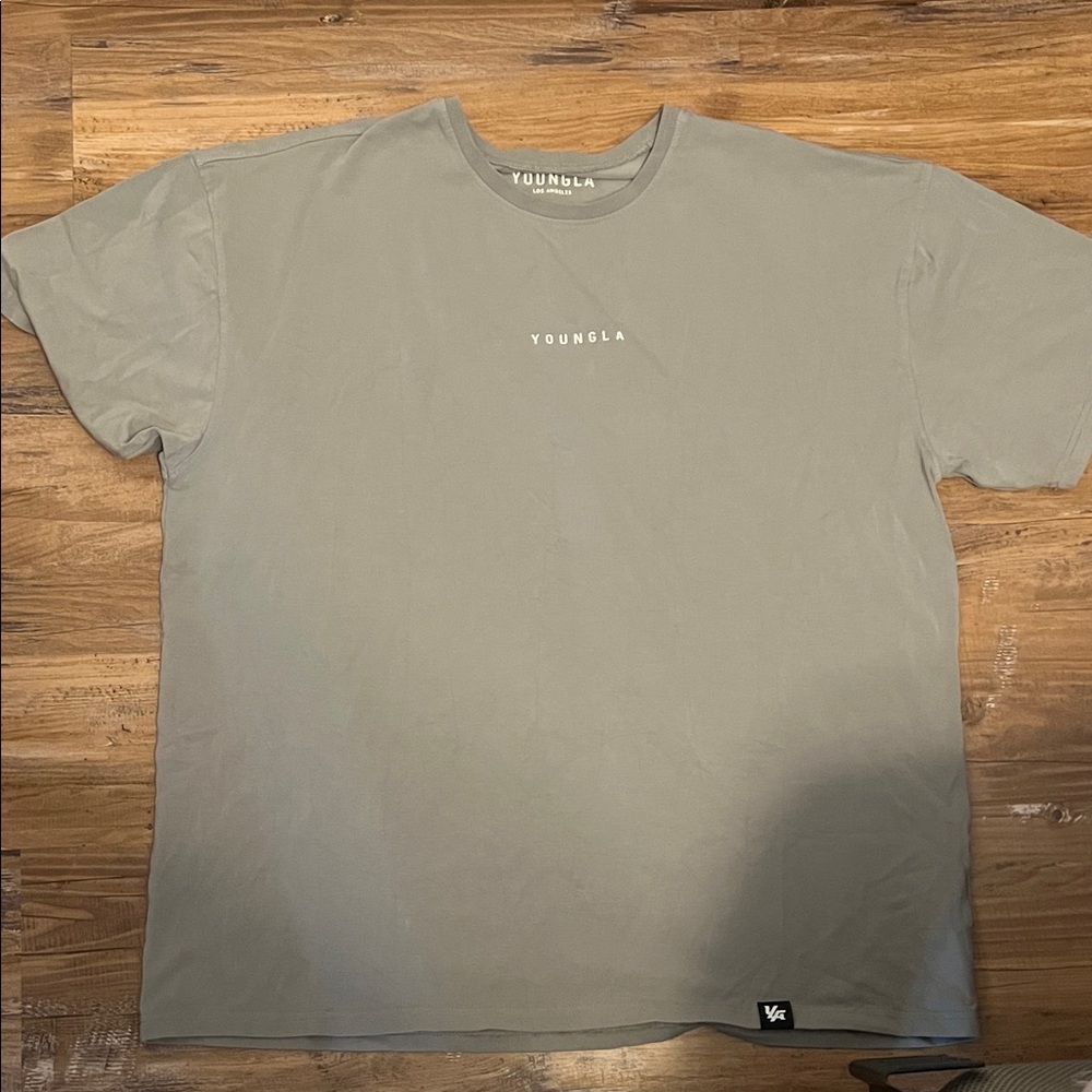 YoungLA Men's Tan Short Sleeve Tee